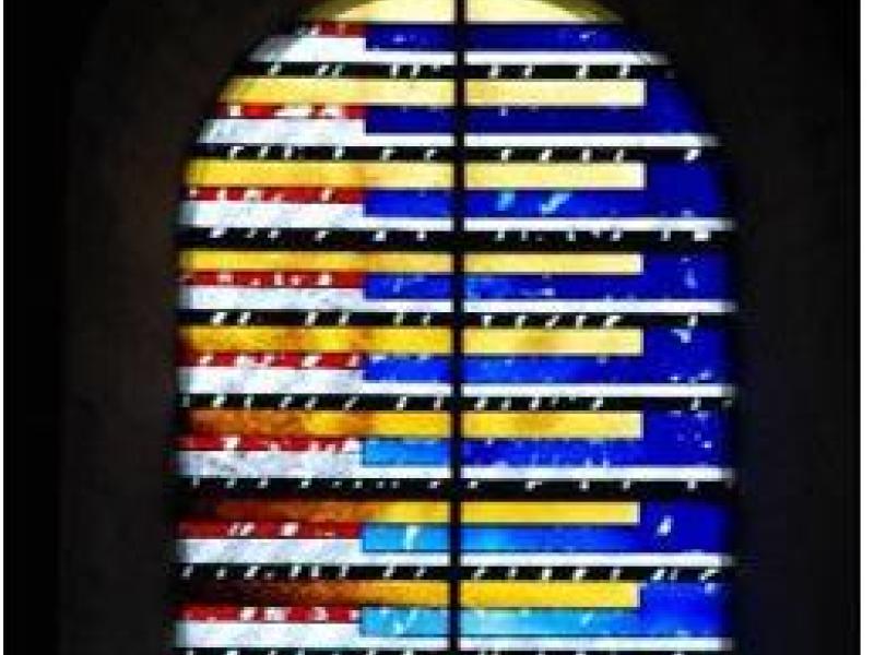 Vitrail de la façade